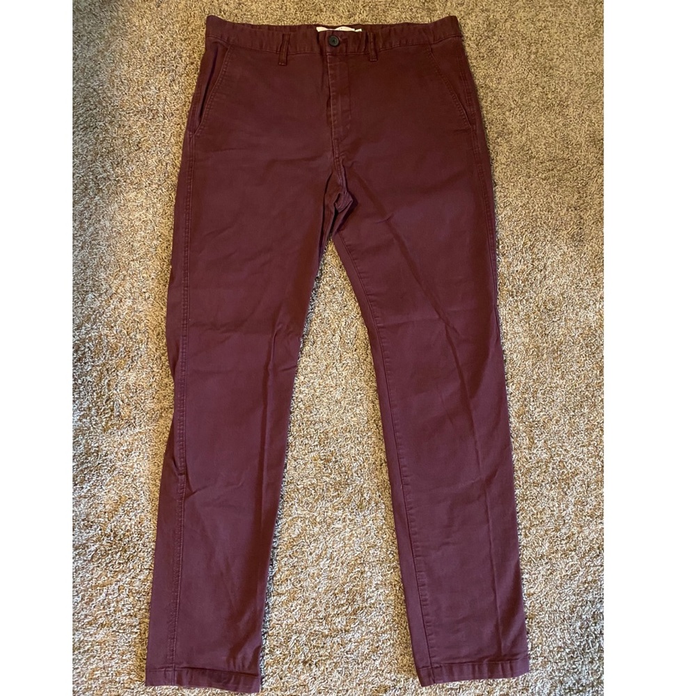 Men’s Burgundy Pants